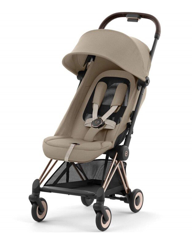 Cybex vežimėlis COYA Rosegold Cozy Beige, smėlio spalvos