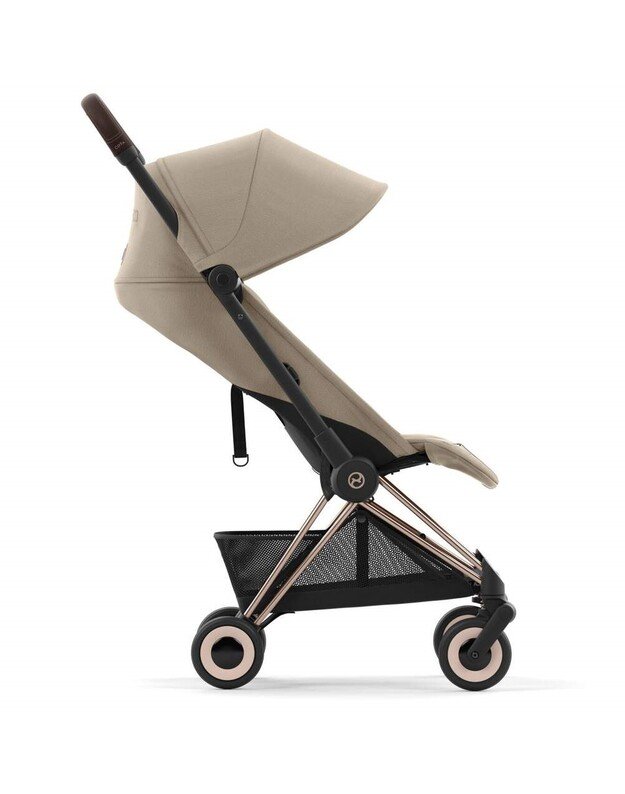 Cybex vežimėlis COYA Rosegold Cozy Beige, smėlio spalvos