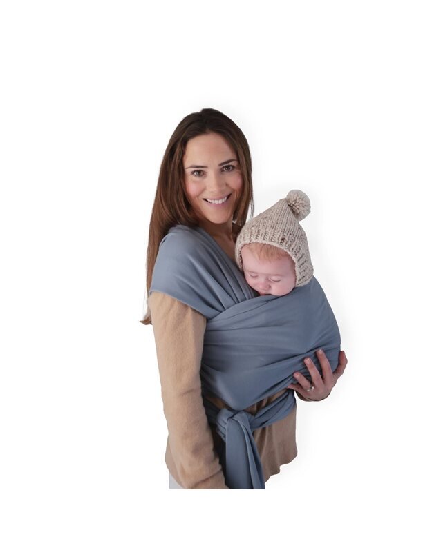 Mushie nešioklė Baby Wrap Tradewinds, tamsiai pilka