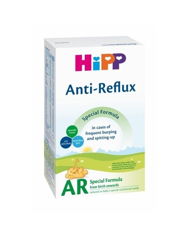 HiPP AR specialios medicininės paskirties pieno mišinys kūdikiams nuo gimimo Anti Reflux, 300 g