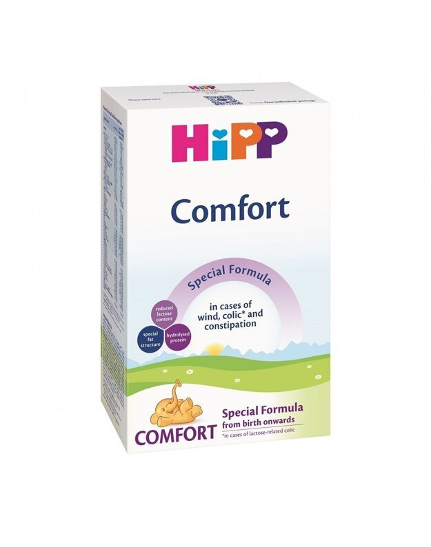 HiPP Comfort specialios medicininės paskirties pieno mišinys kūdikiams nuo gimimo, 300 g