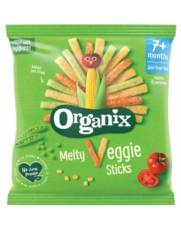 ORGANIX ekologiškos daržovių lazdelės